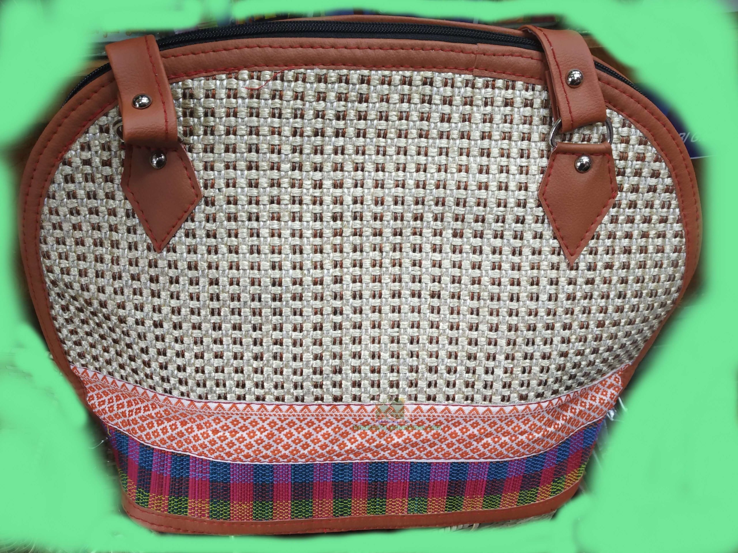 Jute Bag For Ladies Manufacturer - FL 019 B - handcraftCustom.com