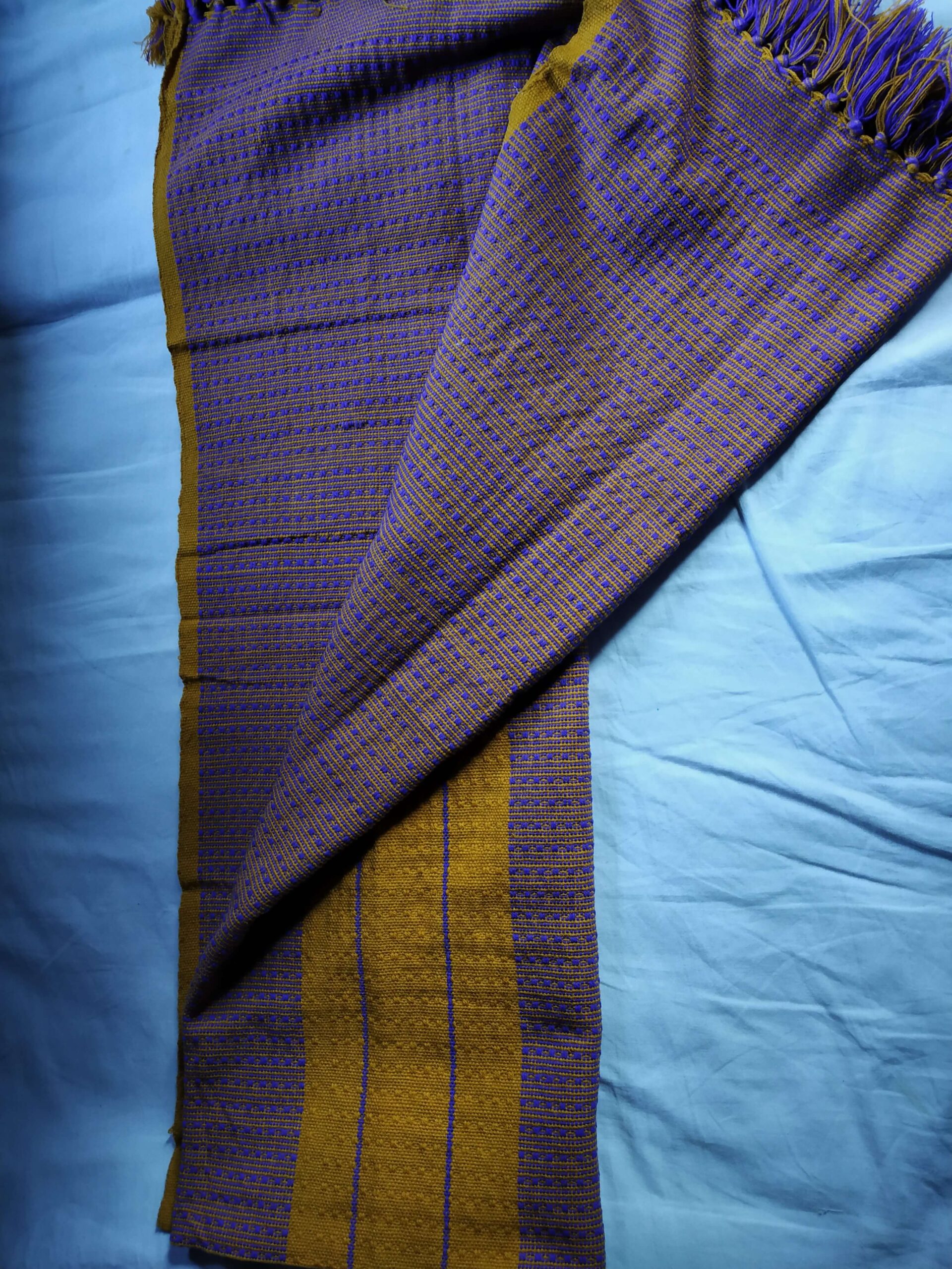 Naga Shawls – Premium YellowBlue - Paharizones