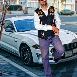 Vest (Waist Coat) Naga - BlackTiger - North East India