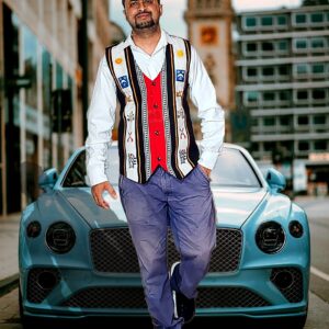 Vest (Waist Coat) Naga - Custommade - North East India