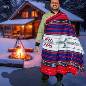 Naga Shawl - JSeries_Blue