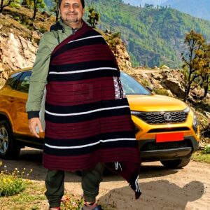 Naga Shawl - MSeries_MaroonHills