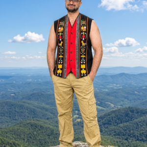 Vest (Waist Coat) Naga - Mao Red